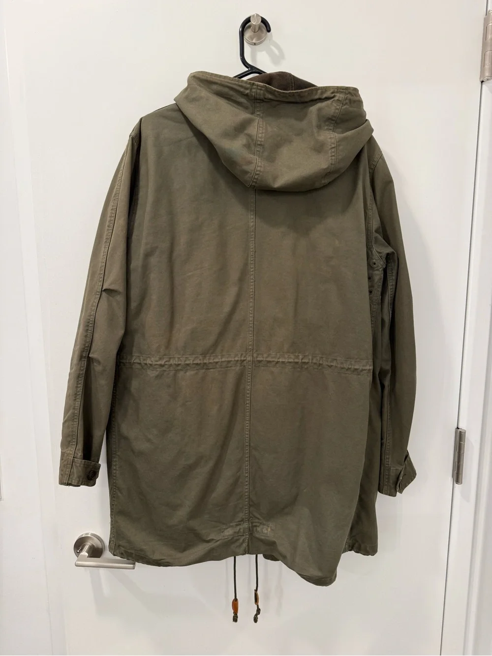 J. Crew Olive Green Hooded Field Jacket